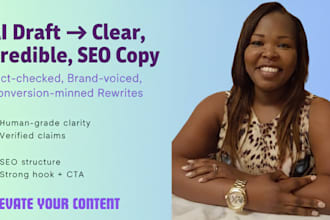 transform your ai draft into clear, SEO ready copy