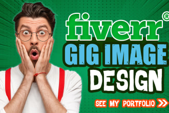 design attractive fiverr gig image,thumnail,cover or picture