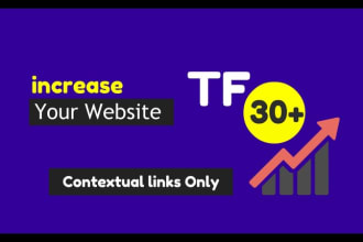 increase majestic trust flow tf cf 30 plus by seo backlinks