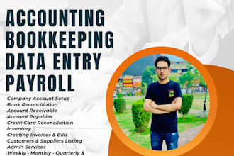 do accounting bookkeeping data entry and payroll in zoho qbo excel