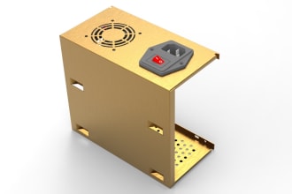 design 3d sheet metal parts, assembly with gdt drawings in inventor, solid edge