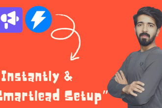 setup instantly or smartlead account for cold email outreach