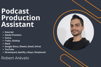 be your podcast production assistant