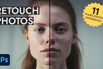 professionally retouch your photos to industry standards