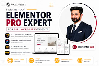 be your elementor pro expert for full website and fix errors
