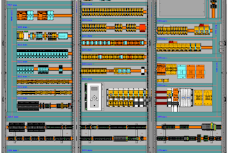 make electric panels drawing and schemetic