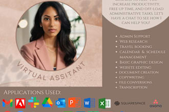 be your virtual executive or personal assistant