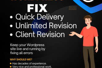 fix wordpress errors and customize wordpress theme