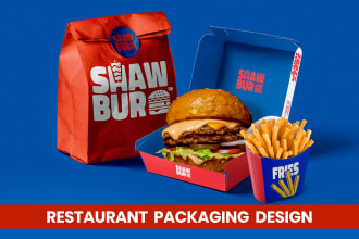 design restaurant packaging and food packaging design