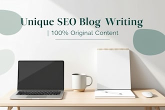 provide plagiarism free SEO blog writing services