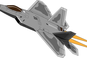 vectorize any aircraft, gun, ship or object