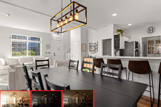 do real estate photo editing and sky replacement