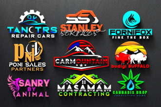 do professional minimalist 3d business logo design or redesign