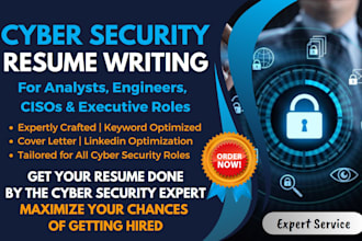 expert cyber security ats resume writing for analyst, engineer, executive roles
