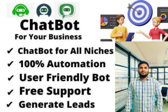 be you professional chatbot creator using manychat