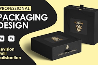 design eye catching, professional packaging box design