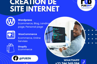 create a wordpress website or landing page in less than 24h