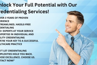 do all healthcare credentialing
