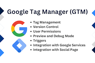 be your expert google tag manager setup and configuration