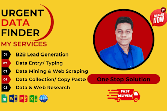 be urgent data finder and one stop solution for b2b leads