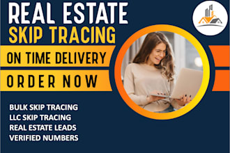 do bulk skip tracing,real estate skip tracing ,llc skip tracing,lead generation
