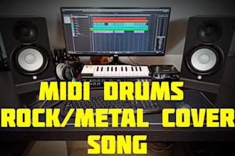 create midi drums for your rock or metal song