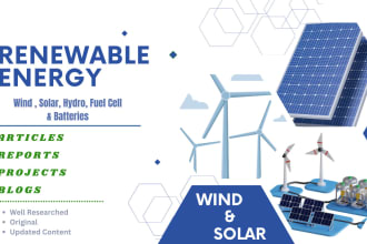 do projects related to renewable energy, wind energy, solar energy