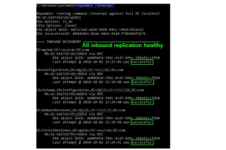 fix problems in active directory