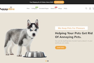 design dog walking website dog training pet sitting petcare poop scooper website