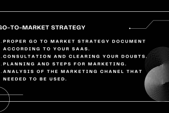 provide go to market strategy for your saas