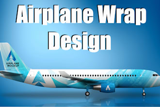 create airplane wrap design and any wrap design