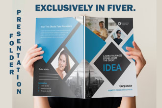 design presentation business folder and all stationary with in 24 hours