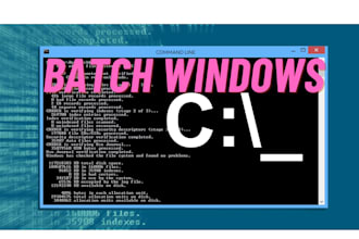 create a custom batch program for efficient file management