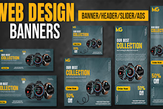 design unique social media web banner ads and flyers