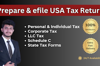 prepare USA individual and business tax returns