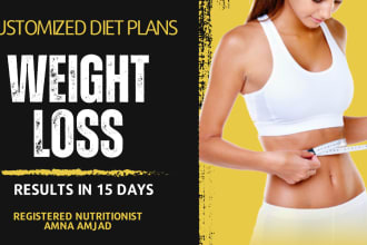 make your customized diet plans for perfect body shape
