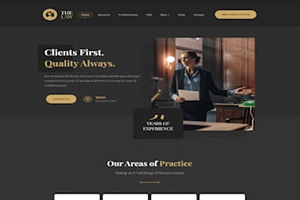 create lawyer and law firm wordpress website with appointment booking