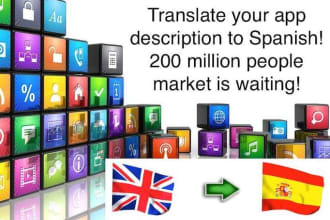 translate app description from english to spanish