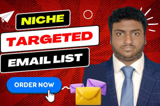 provide niche targeted email list for any country