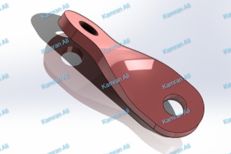 design 2d and 3d models using solidworks, autocad,sketchup