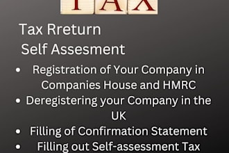 prepare your UK self assessment tax return for hmrc