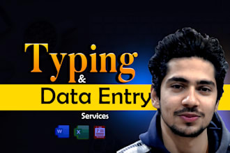 do all  typer related and data entry jobs