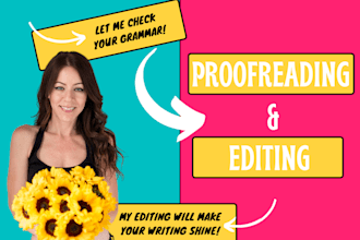 professionally proofread and edit your writing