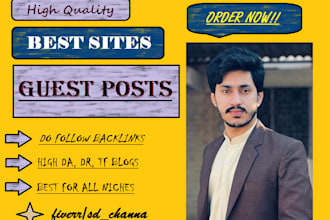 do guest post on high quality da sites