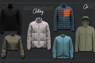 make strong 3d clothing