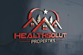design professional 3d business logo