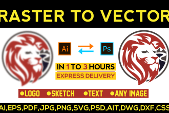 do logo vector tracing, convert image to vector or vectorize image