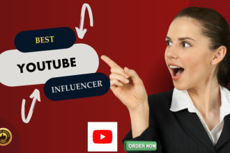 do youtube influencer research and provide email lists for influencer marketing