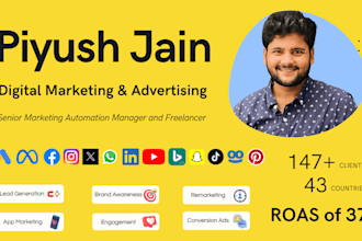 set up, manage and optimize your meta, google and linkedin ads with an 37x roas