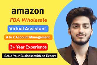 be your amazon fba wholesale virtual assistant